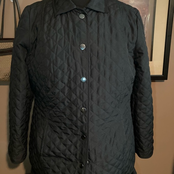Reversible Houndstooth Quilted Jacket - Picture 4 of 5